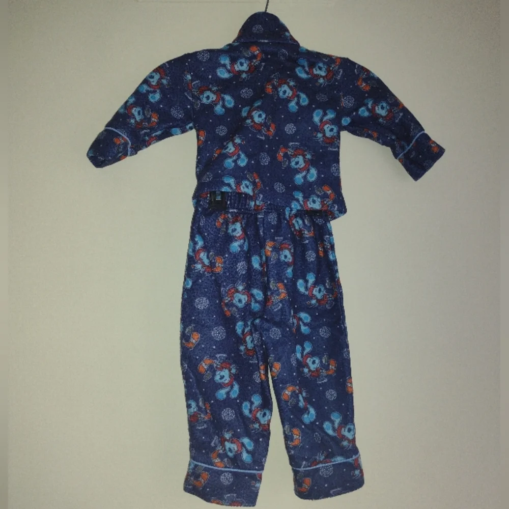Vtg Y2K Blue's Clues Hockey PJ Set Size 18 Months